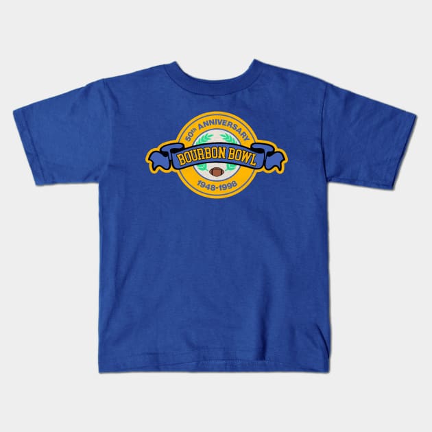 50th Anniversary Bourbon Bowl - The Waterboy Kids T-Shirt by darklordpug
